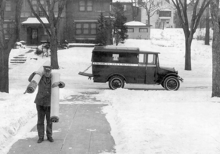 American Rug Laundry Van